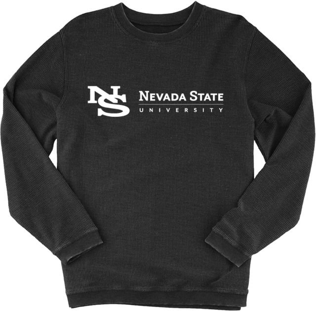 Nevada State Boxercraft Womens Corded Crew NS Institutional Mark - ONLINE ONLY