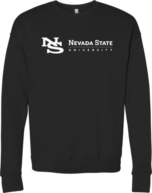 Nevada State Bella + Canvas Fleece Crew NS Institutional Mark - ONLINE ONLY