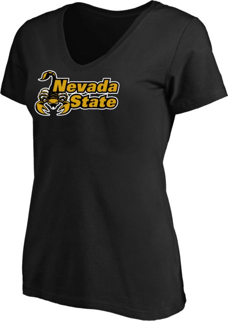 Nevada State Womens Plus Sizes V Neck T Shirt Nevada State Scorpion - ONLINE ONLY