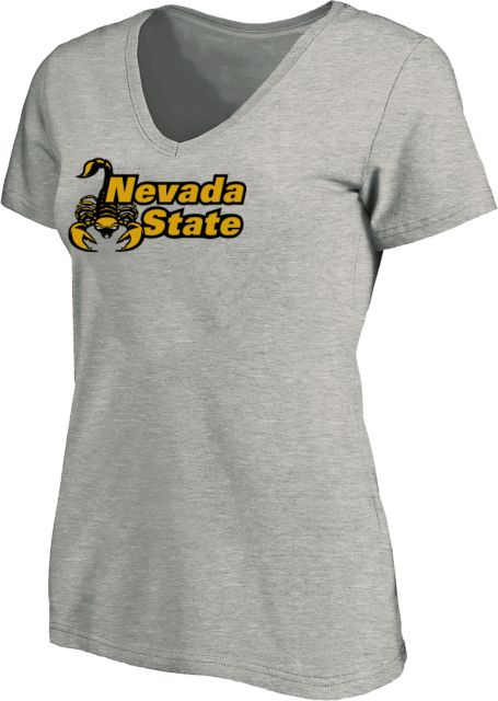Nevada State Womens Plus Sizes V Neck T Shirt Nevada State Scorpion - ONLINE ONLY
