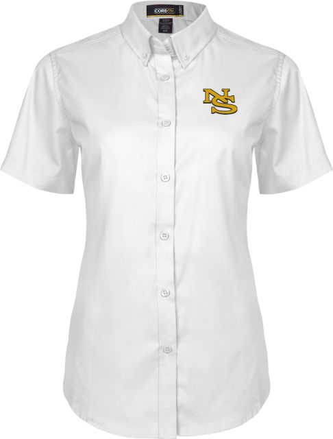 Nevada State Womens Twill Button Up Short Sleeve Nevada State NS - ONLINE ONLY